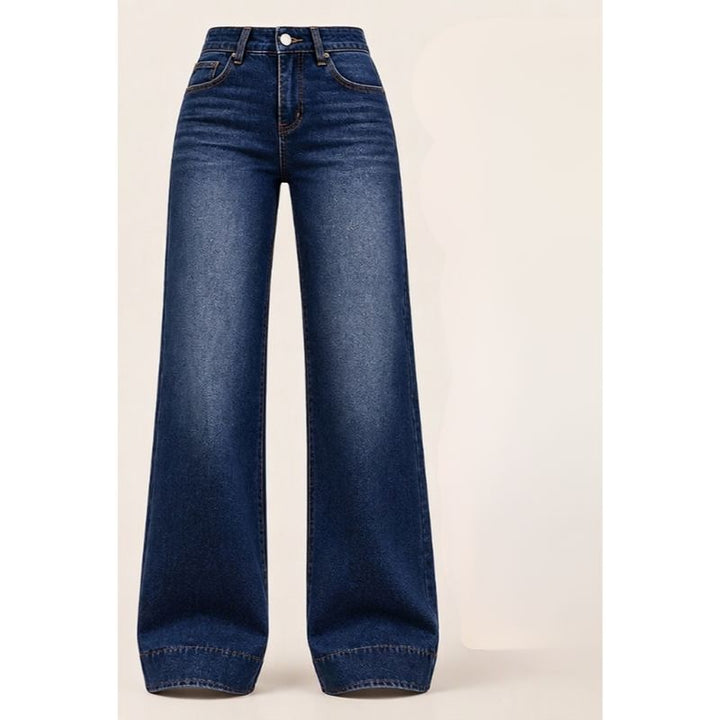 Naryna – Jeans mit Weitem Bein und Hoher Taille
