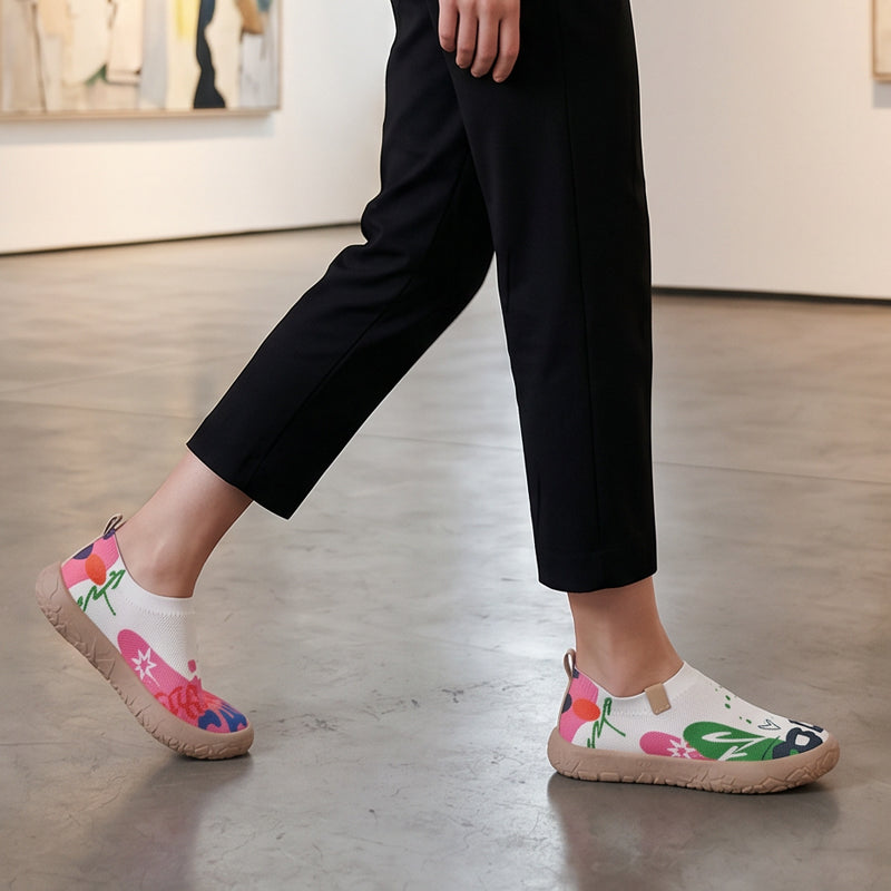 Farhia - Lässige Slipper Mit Kunstvollem Aufdruck