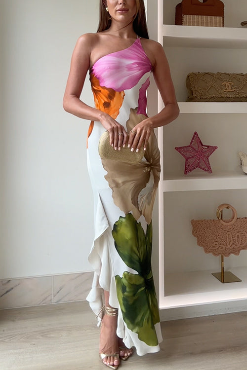 Jacklina – Maxikleid Mit Blumenmuster