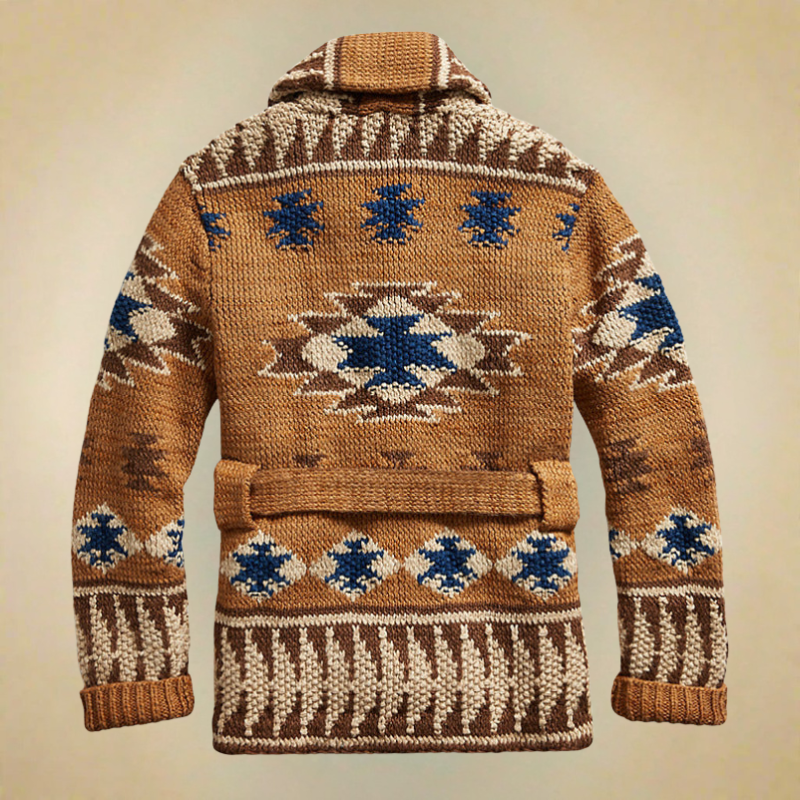 Yamen – Vintage Warmer Gestrickt Strickjacke