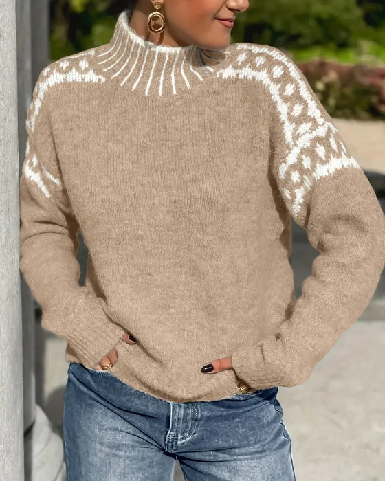 Tressia – Rollkragen Pullover Aus Strick