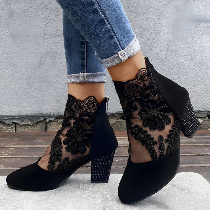 Elizaveta – Orthopädische Schuhe Mit Blumenmuster