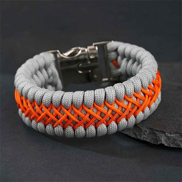 KnotVanta - Armband Mit Geflochtener Kordel Und Schnalle