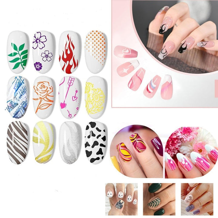 GlamSketch – Nagelkunst Stift Set In 12 Farben