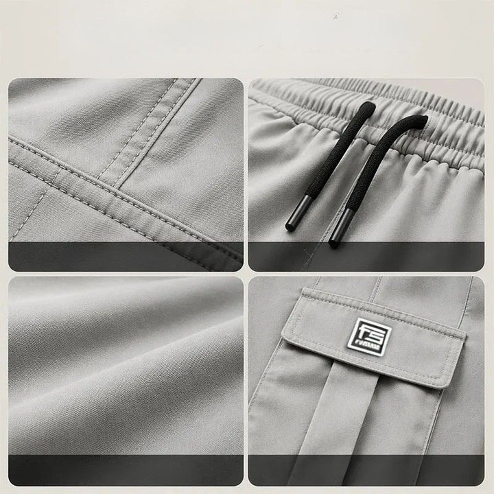 Nesham – Cargohose mit Kordelzug in der Taille und Taschen