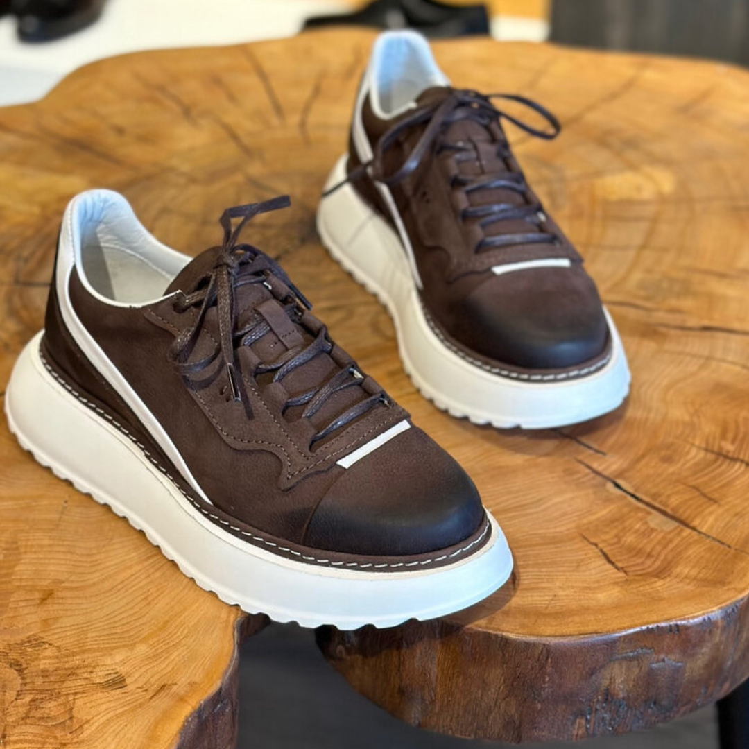 Douglas – Turnschuhe Mit Klobiger Ledersohle