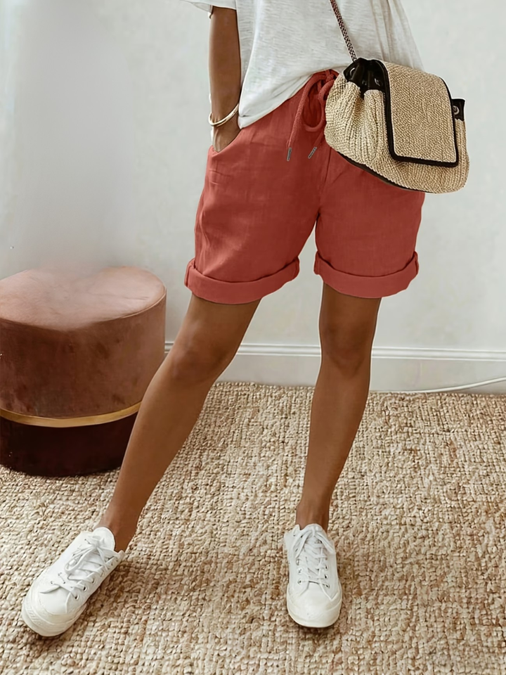 Keely - Bequeme Leinen Shorts