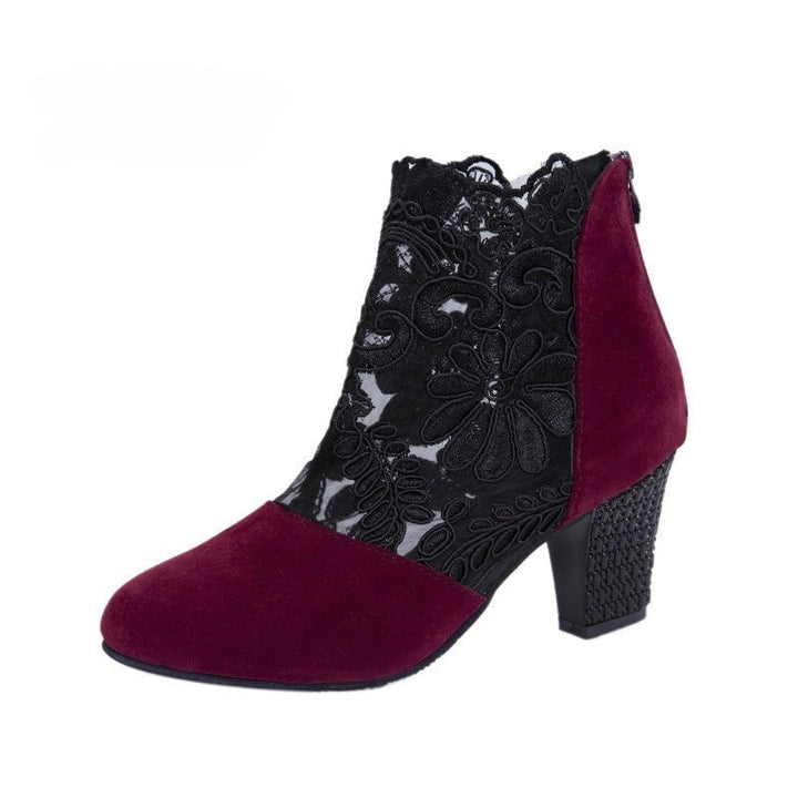 Janneke - Elegant Spitze Hoher Absatz Schuhe