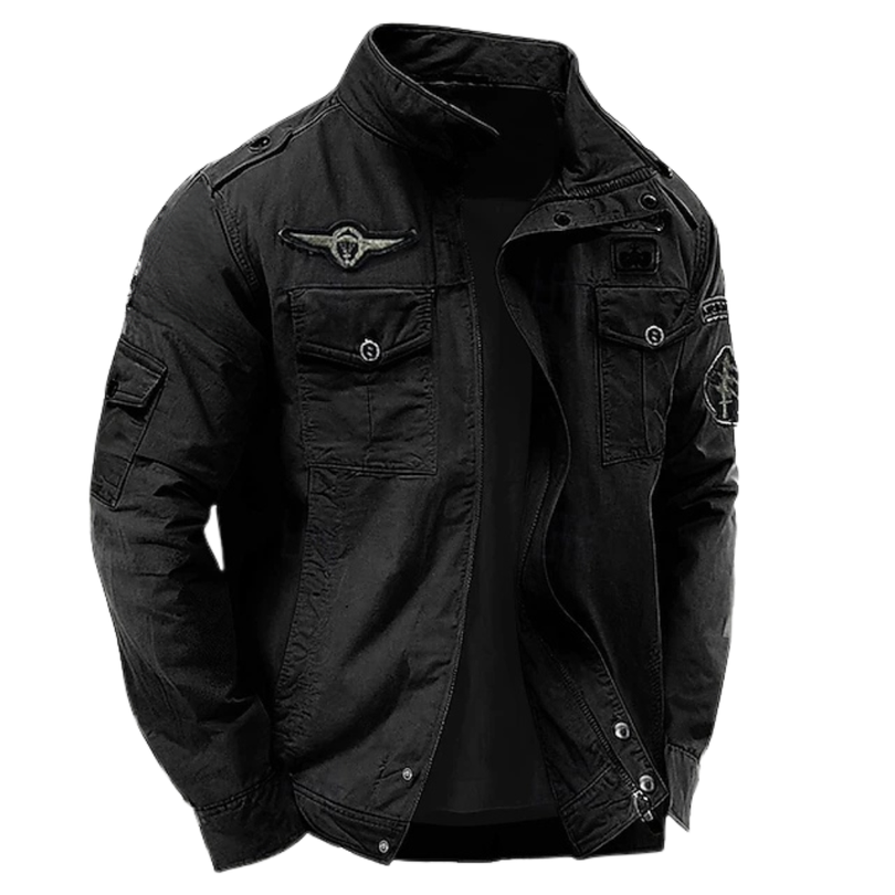 Gusztav – Strukturierte Militär Jacke