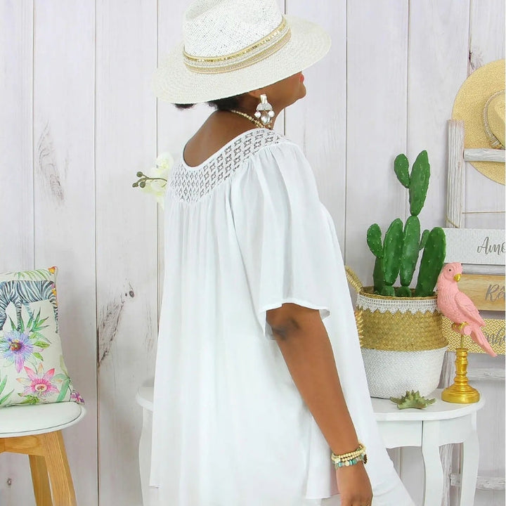 Silvana - Sommerkleid mit Kurzen Ärmeln