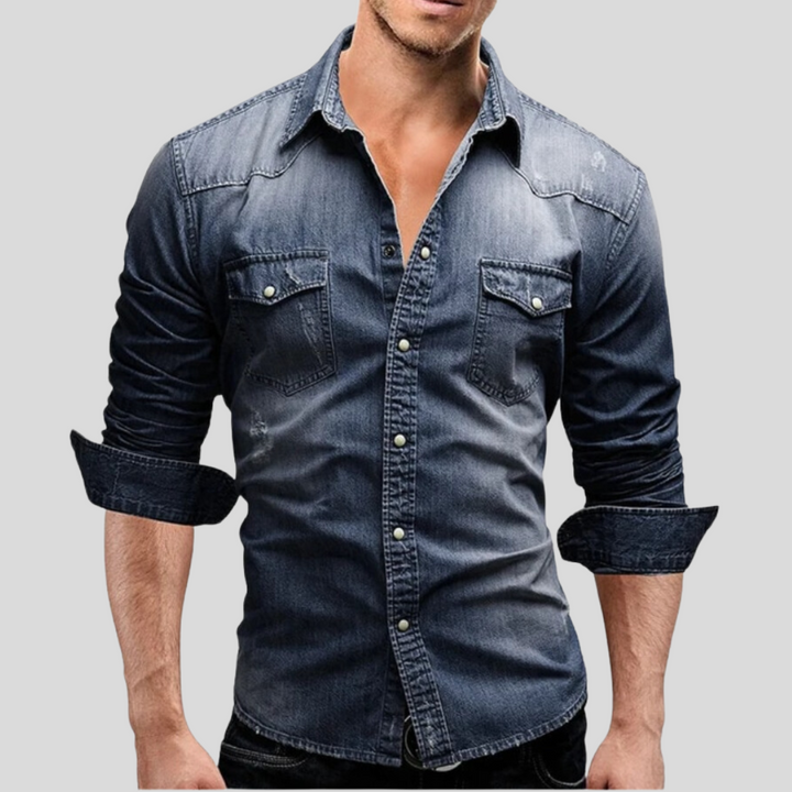 Macewan – Stilvolles Jeans Hemd