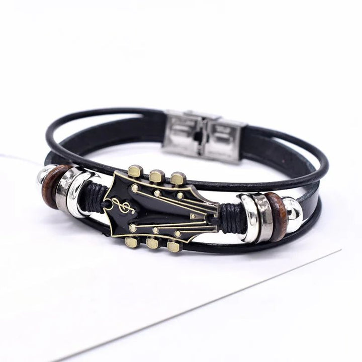 Guitarista - Gitarre Lederarmband