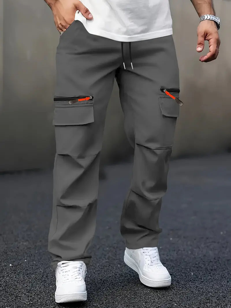 Thaddeus – Lässige Fracht Hose Mit Kordelzug In Der Taille