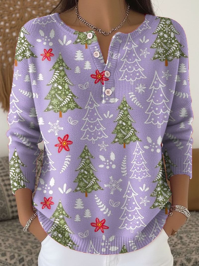 Nocchi – Weihnachts Pullover Mit Knöpfen
