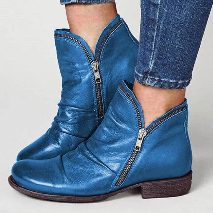 Lianella – Orthopädische Stiefeletten Mit Reißverschluss