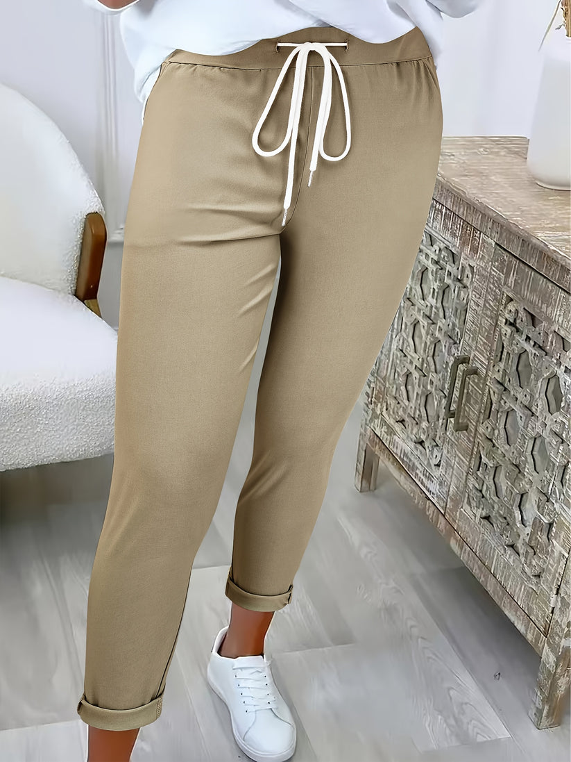 Jaimee - Bequeme Kordelzug Hose