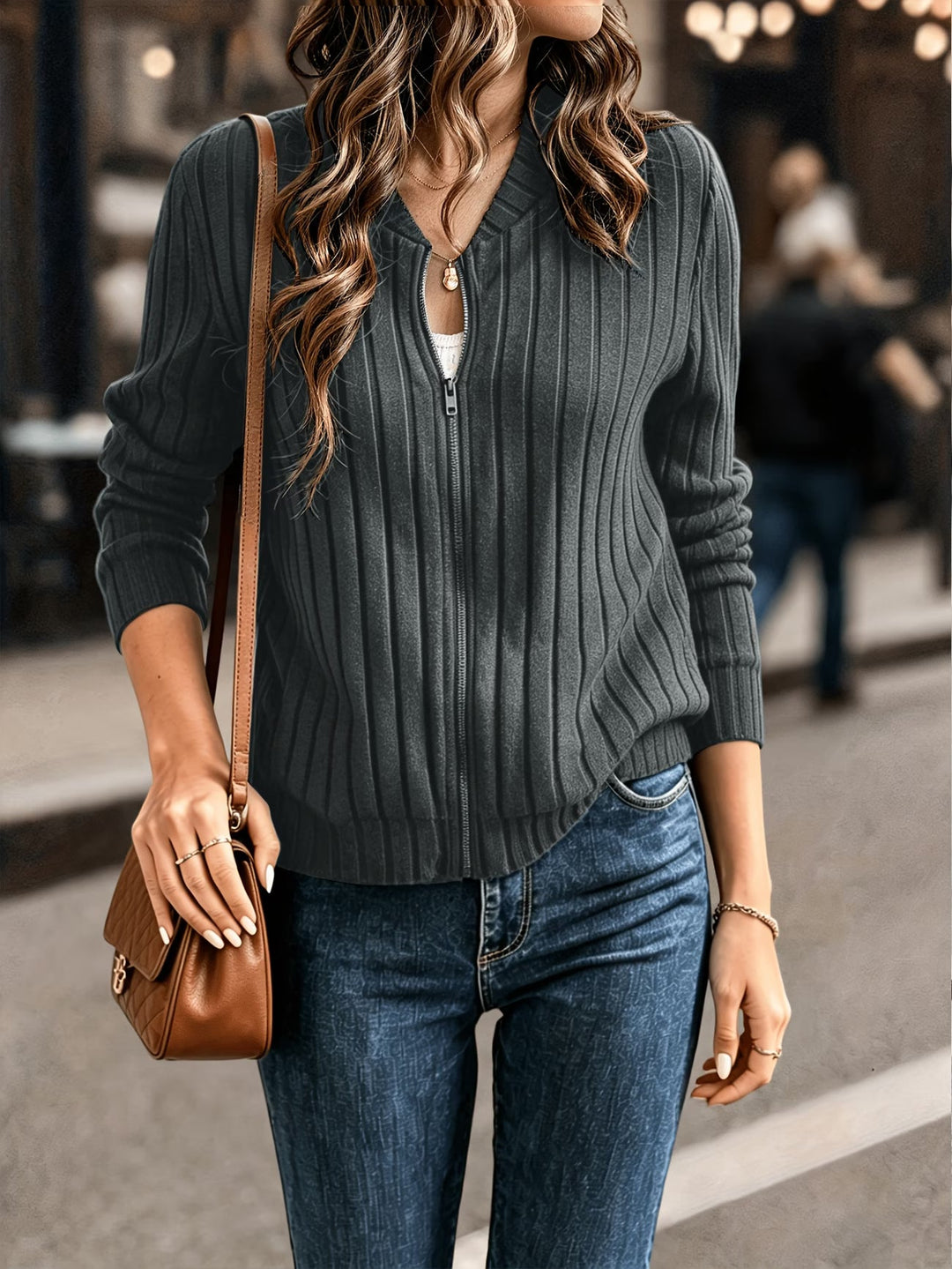 Nalia – Strickjacke Mit Einem Ärmel