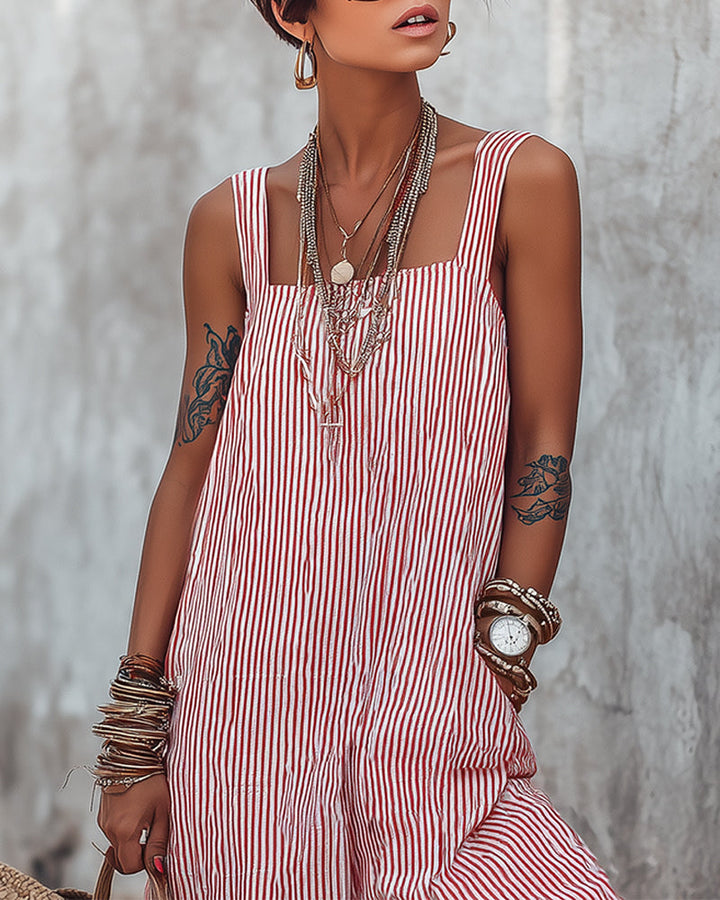 Keri – Jumpsuit mit weitem Bein und Trägern