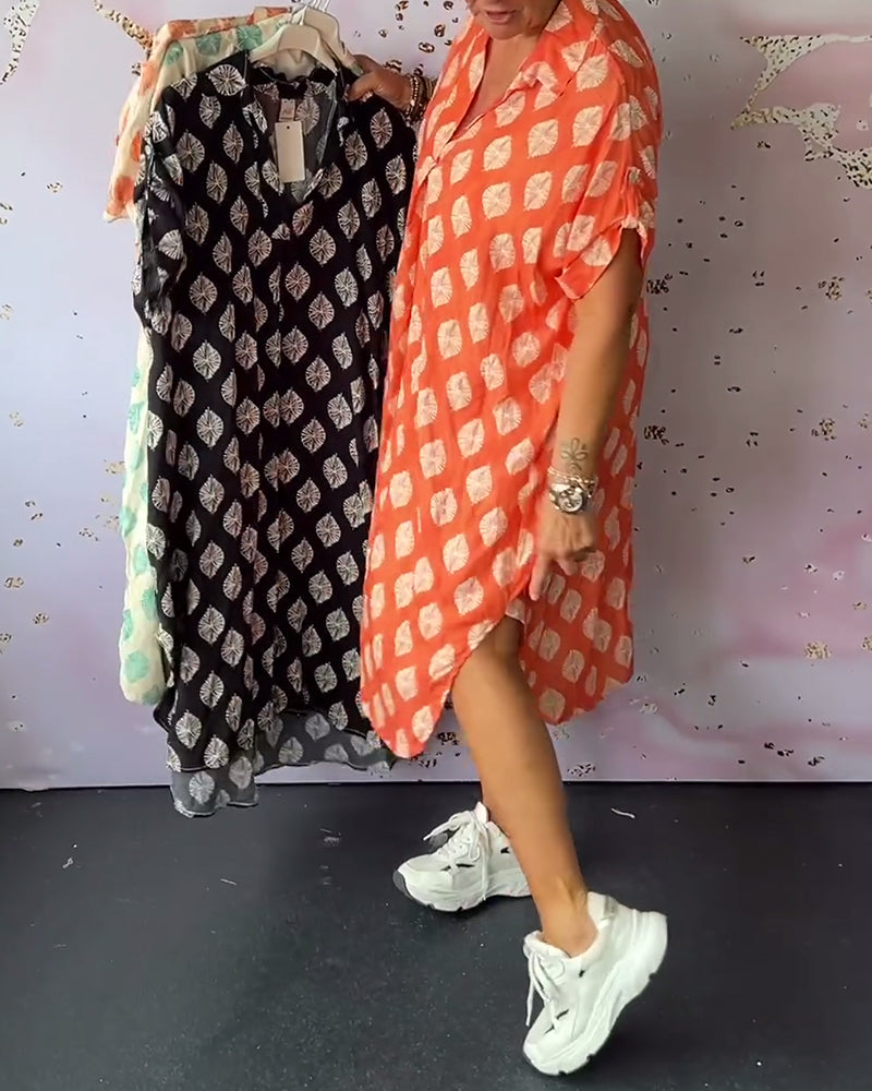 Dini - Stilvolles Kleid Mit V Ausschnitt