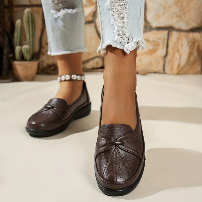 Logina – Penny-Loafer Aus Kunstleder