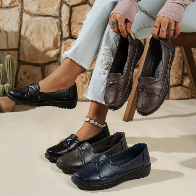 Logina – Penny-Loafer Aus Kunstleder