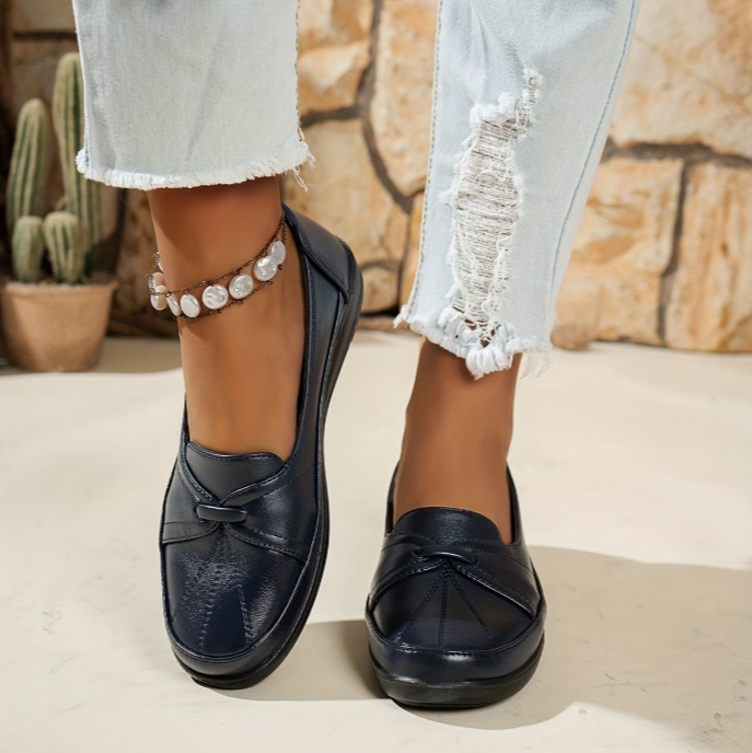 Logina – Penny-Loafer Aus Kunstleder