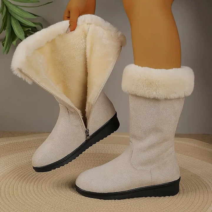 Margaery – Eleganter Halbhoher Stiefel Mit Seitlichem Reißverschluss