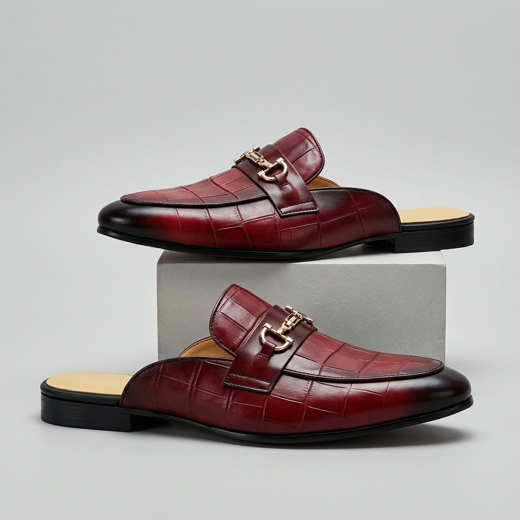Idris - Rückenfrei Lederschuhe