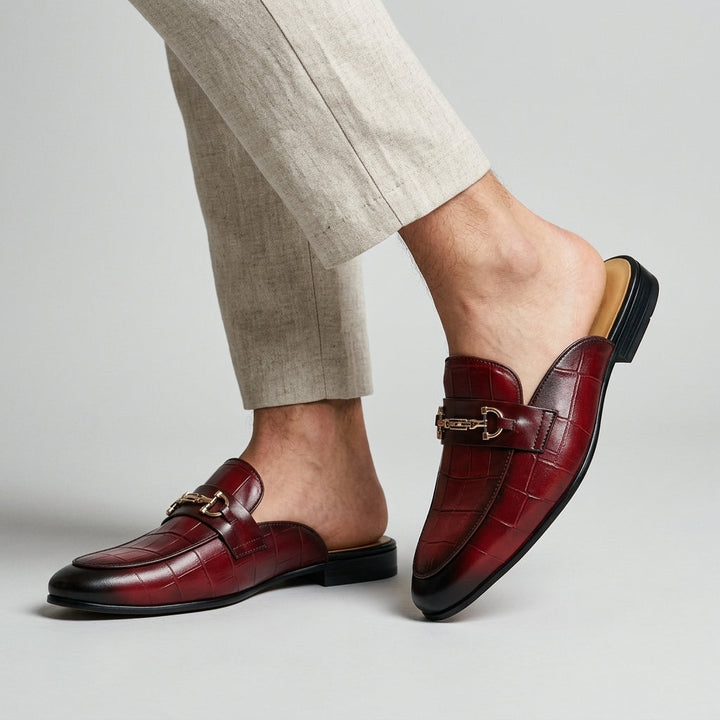 Idris - Rückenfrei Lederschuhe