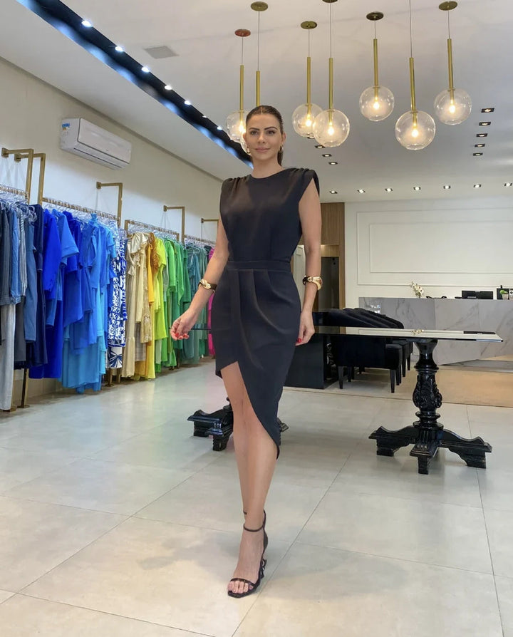 Meelia – Elegantes, ärmelloses Midikleid