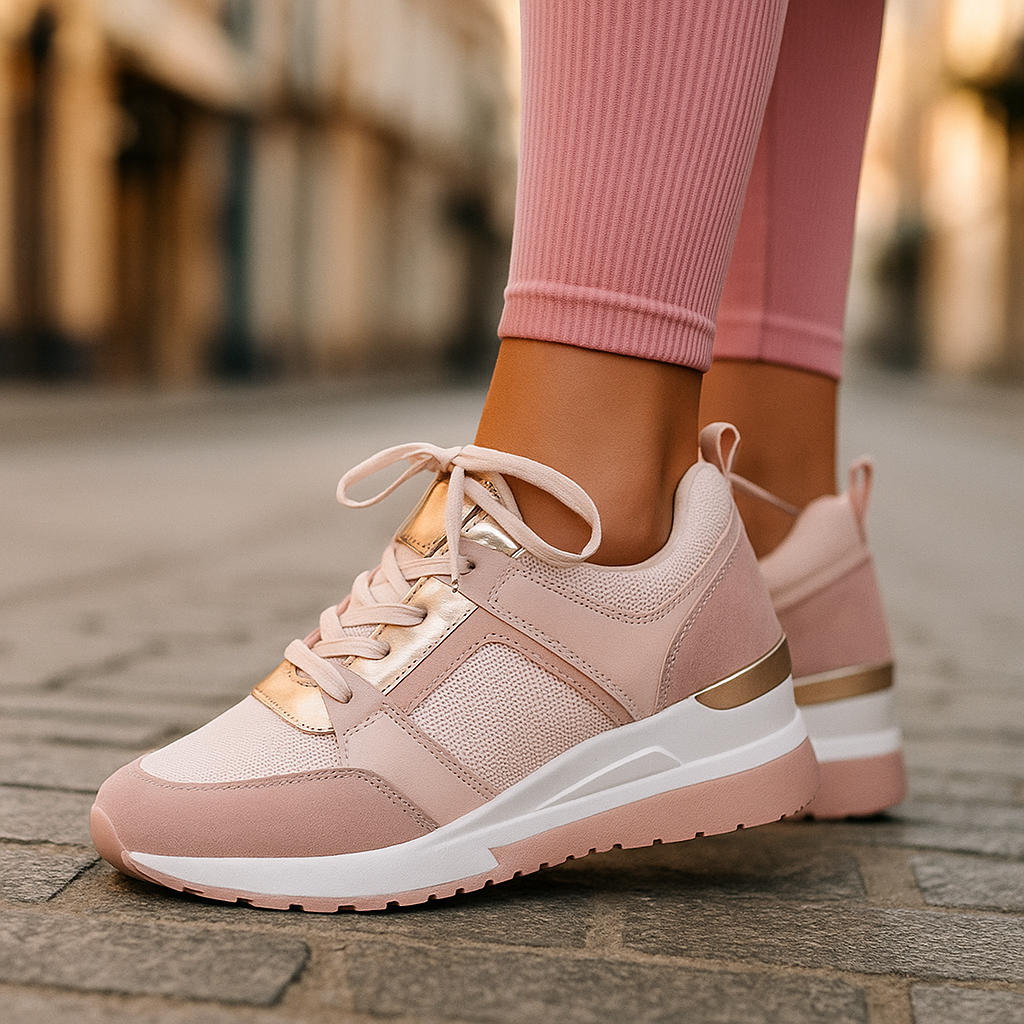 Lindsay - Lässiger Schnür Turnschuh