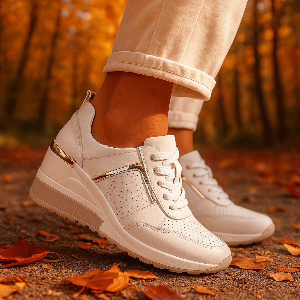 Lindsay - Lässiger Schnür Turnschuh