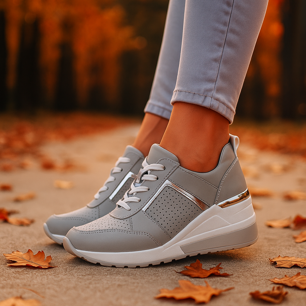 Lindsay - Lässiger Schnür Turnschuh