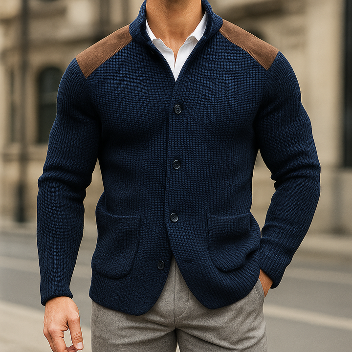 Kausch – Gestrickte Strickjacke Mit Knöpfen