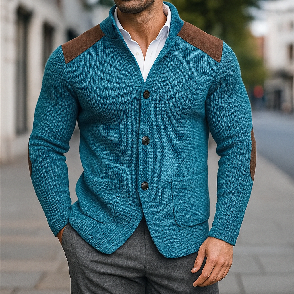 Kausch – Gestrickte Strickjacke Mit Knöpfen