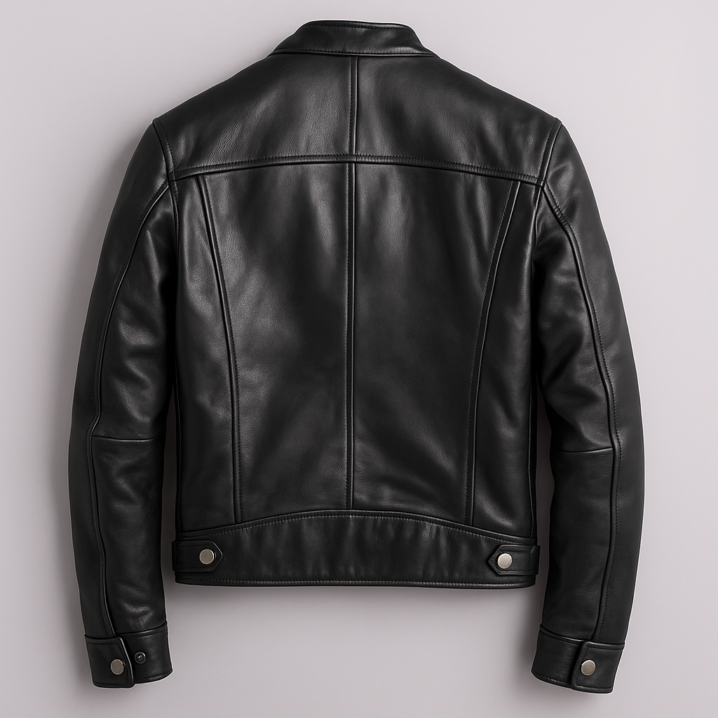 Jaromir – Vintage Leder Jacke Mit Reißverschluss
