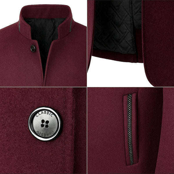 Giacomo – Klassische Blazer Jacke Mit Stehkragen