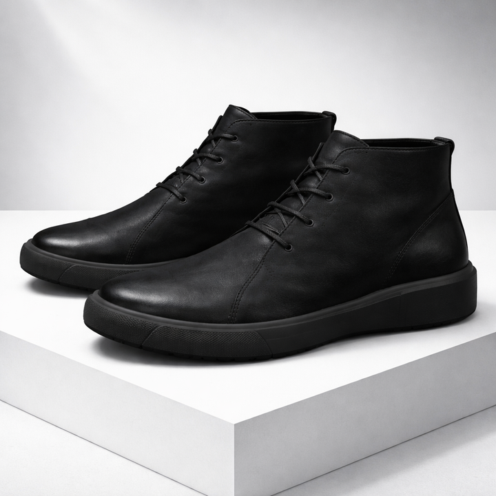 Avishai – Lederstiefel Mit Schnürung