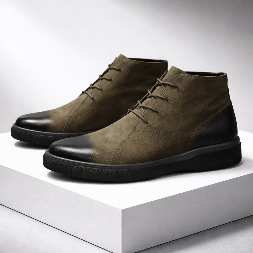 Avishai – Lederstiefel Mit Schnürung
