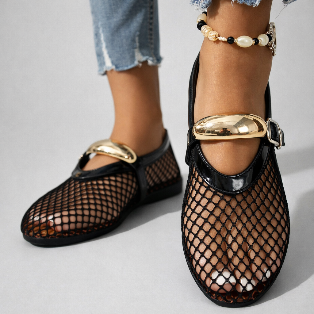 Anahi - Atmungsaktive Mary Jane Schuhe