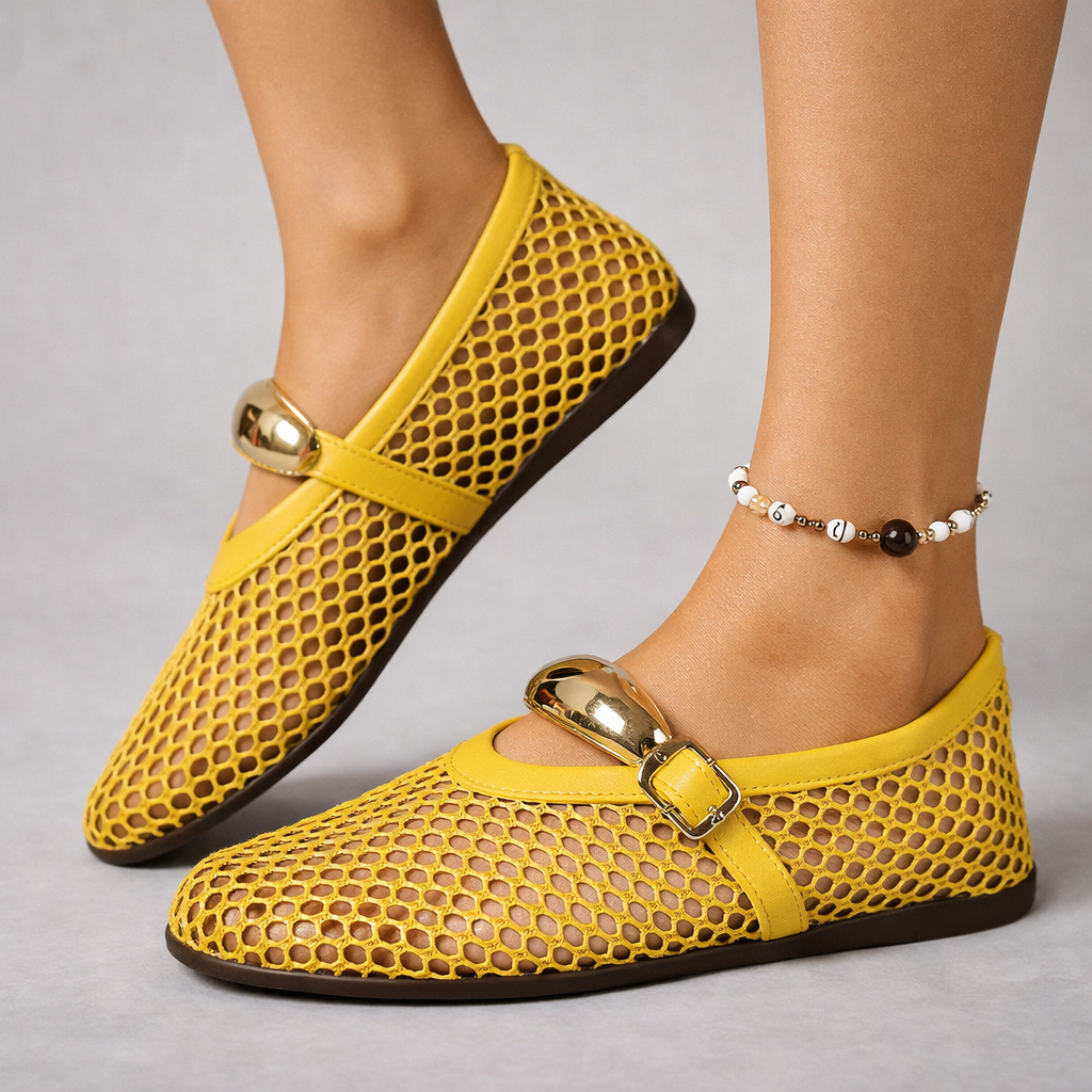 Anahi - Atmungsaktive Mary Jane Schuhe
