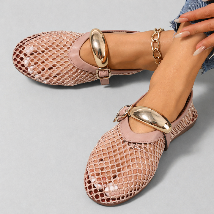 Anahi - Atmungsaktive Mary Jane Schuhe