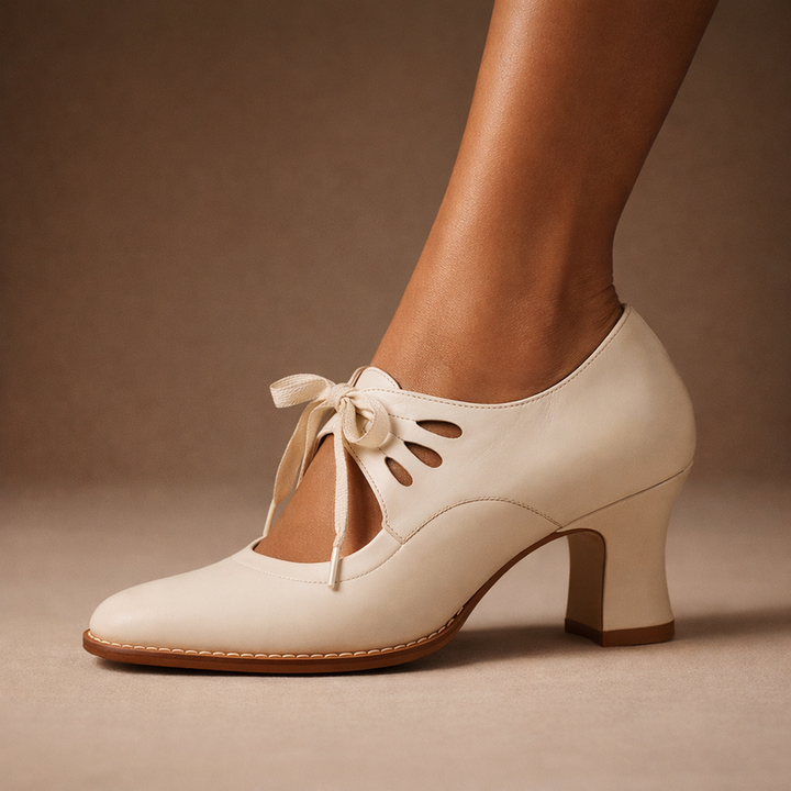 Anasty – Pumps Mit Schnürung Und Mittlerem Absatz