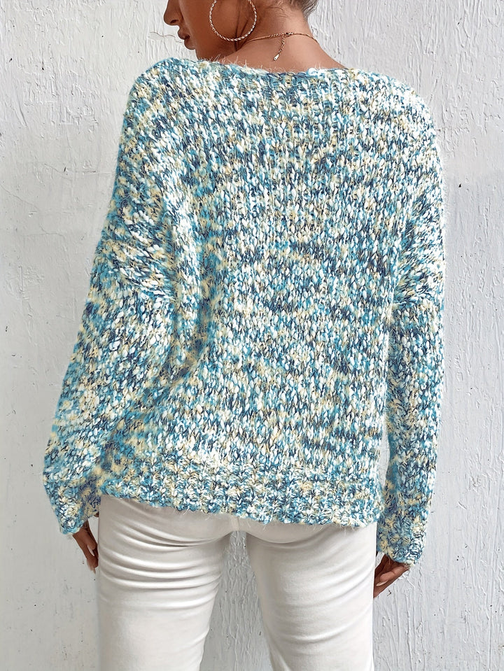 Chryselda – Lässiger Langarm Strickpullover