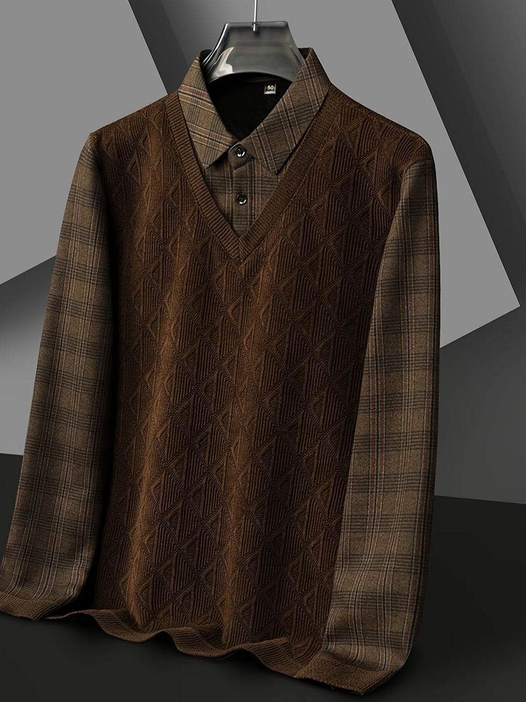 Alan – Langärmeliger Strickpullover