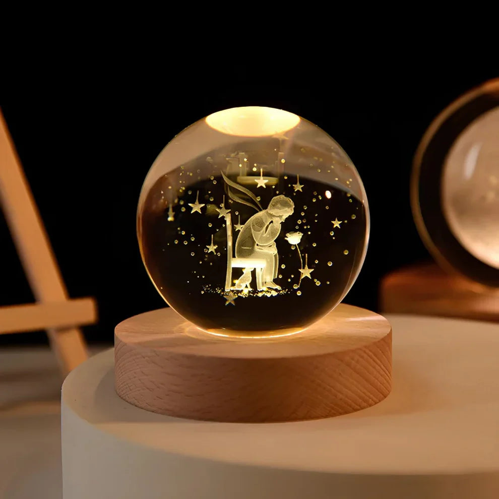 Glow Sphere – Leuchtende Kristallkugel Lampe