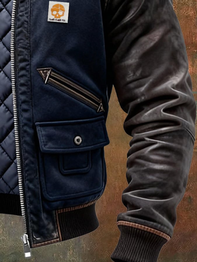 Spencer – Langärmelige Lederjacke