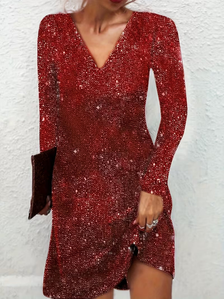 Eglantina – Midikleid Mit Aufwendigen Stickereien Und Perlen