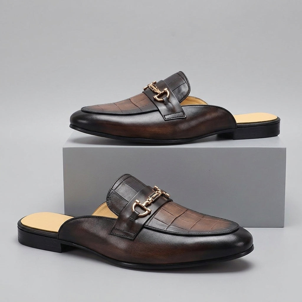 Idris - Rückenfrei Lederschuhe