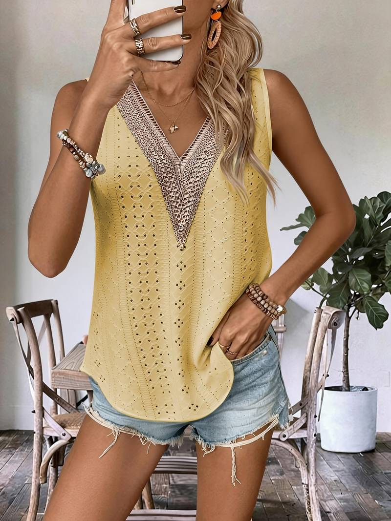 Lavinia – Lässiges, Ärmelloses Sommertop